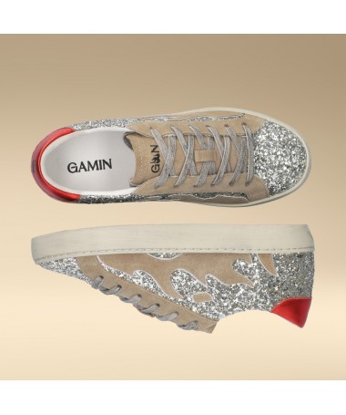 BIBI LOU GAMIN DEPORTIVA 050019GM GLITER TAUPE.