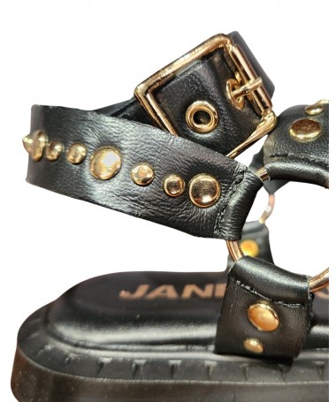 JANET&JANET SANDALIA J142 NAPA BLACK.