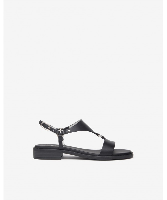 SANDALIA NERO GIARDINI E513420D-100 TAMIGI NERO.