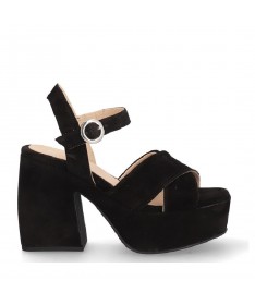 SANDALIA ALPE 51661105 BABY SILK NEGRO.