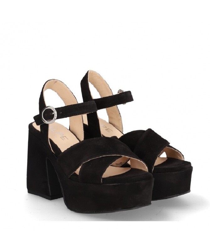 SANDALIA ALPE 51661105 BABY SILK NEGRO.