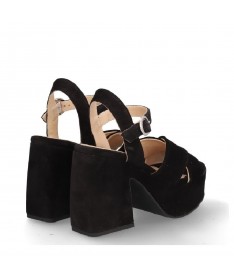 SANDALIA ALPE 51661105 BABY SILK NEGRO.