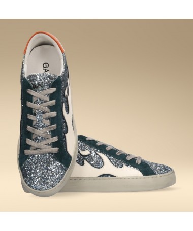 BIBI LOU GAMIN DEPORTIVA 050018GM GLITER PLATA.