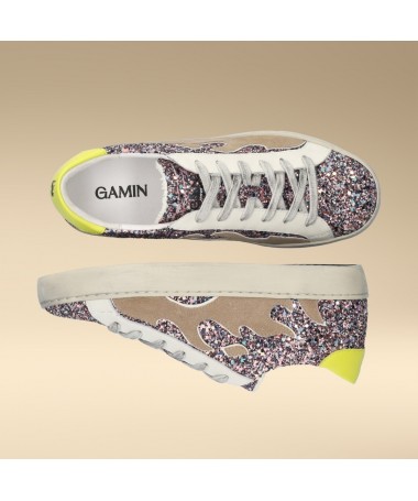 BIBI LOU GAMIN DEPORTIVA 050011GM GLITER ROSA.