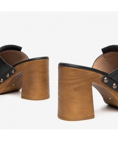 SANDALIA NERO GIARDINI E410420D-100 TAMIGI NERO.