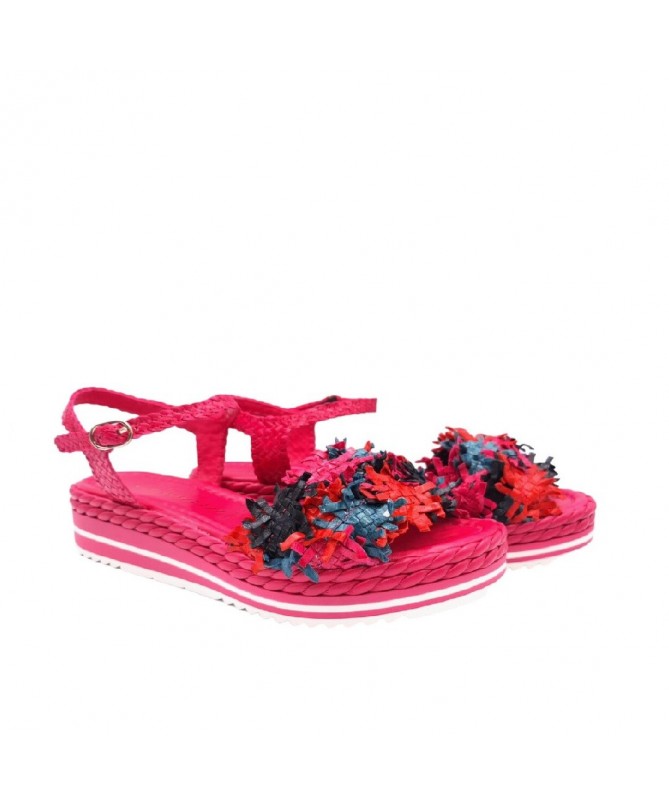 PONS QUINTANA 10713 FUCSIA MILAN TRENZADO.