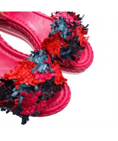 PONS QUINTANA 10713 FUCSIA MILAN TRENZADO.