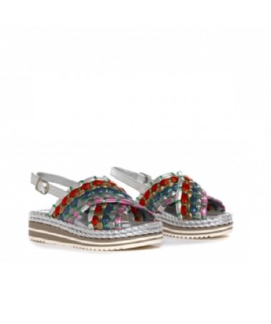 PONS QUINTANA 10709 PLATA MILAN TRENZADO.