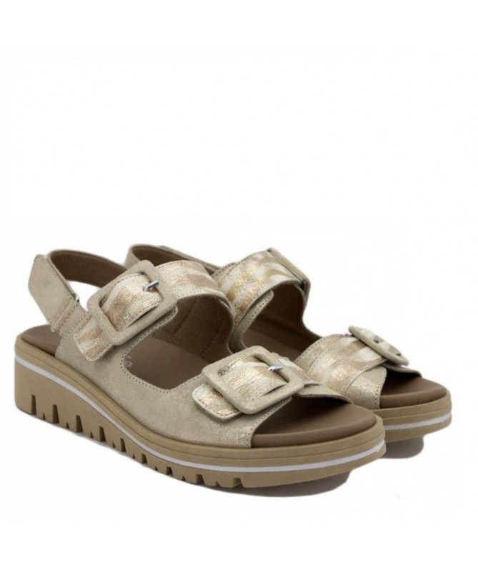 PIESANTO SANDALIA 240781 SATURNO BEIGE/ZEBRA.