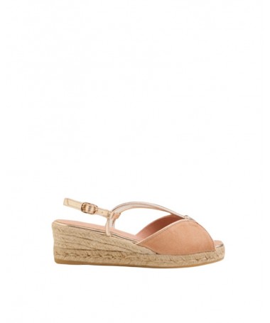 GAIMO SANDALIA MODELO CALIMA ANTE LEO METAL.