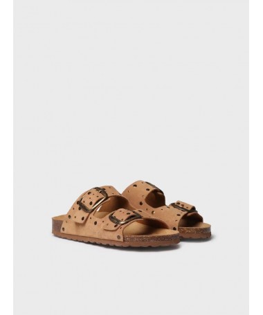 TONI PONS GRETEL ZUECO PIEL CAMEL.