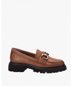 CARMELA 16187201 MOCASIN PIEL NEGRA.