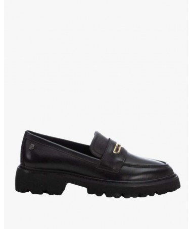 CARMELA 16254503 MOCASIN PIEL NEGRA.