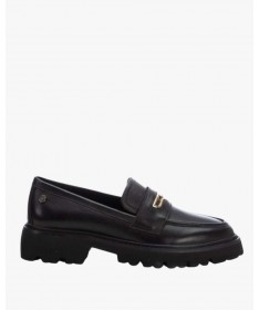 CARMELA 16254503 MOCASIN PIEL NEGRA.