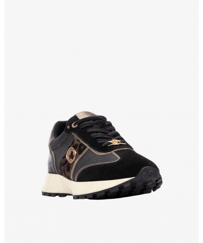 CARMELA 16270202 DEPORTIVA PIEL NEGRO.