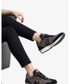 CARMELA 16270202 DEPORTIVA PIEL NEGRO.