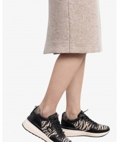 CARMELA 16265303 DEPORTIVA PIEL NEGRO.