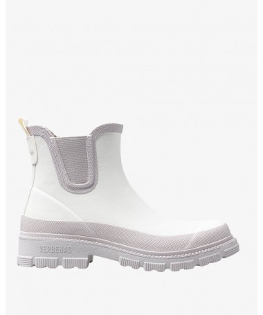 VERBENAS BOTINES MODELO LUA MATE OFF WHITE/GREIG