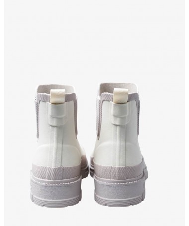 VERBENAS BOTINES MODELO LUA MATE OFF WHITE/GREIG