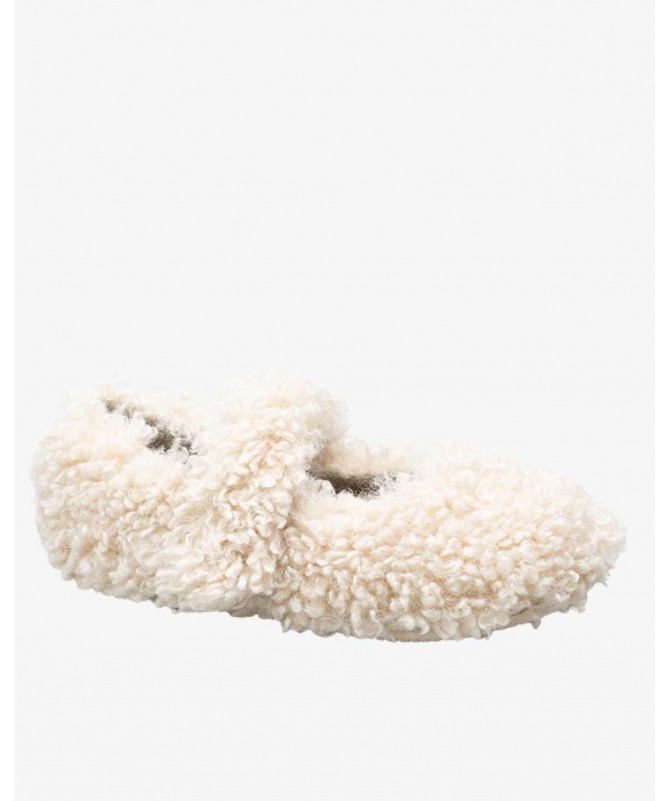 VERBENAS ZAPATILLA MODELO YINA MERINO CRUDO.