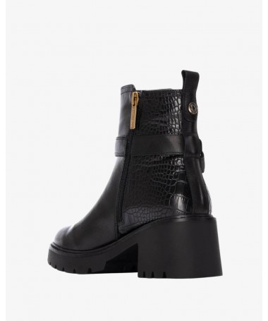 CARMELA 162565 BOTIN PIEL NEGRO.