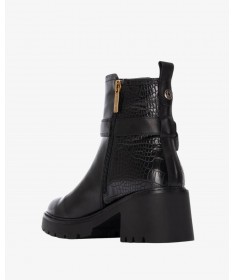 CARMELA 162565 BOTIN PIEL NEGRO.