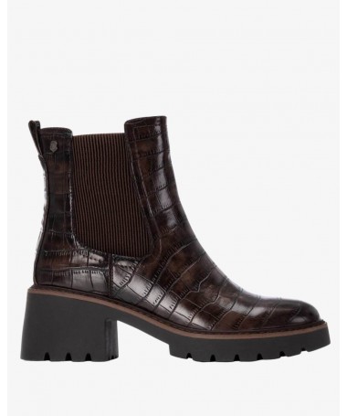 CARMELA 162563 BOTIN PIEL COCO MARRÓN.