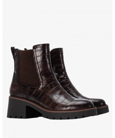 CARMELA 162563 BOTIN PIEL COCO MARRÓN.