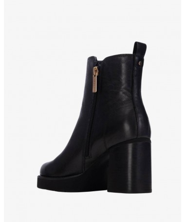 CARMELA 162602 BOTIN PIEL NEGRO.