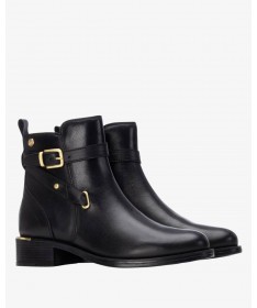 CARMELA 162475 BOTIN PIEL NEGRO.