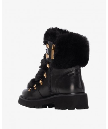 CARMELA 162668 BOTIN PIEL NEGRO.