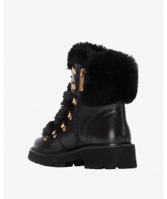 CARMELA 162668 BOTIN PIEL NEGRO.