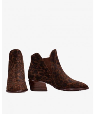 HISPANITAS BOTIN VERONA HI254383 LEOPARD AVELLANA.