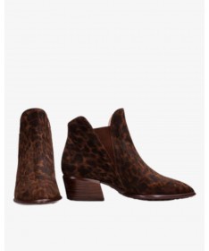 HISPANITAS BOTIN VERONA HI254383 LEOPARD AVELLANA.