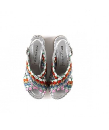 PONS QUINTANA 10709 PLATA MILAN TRENZADO.