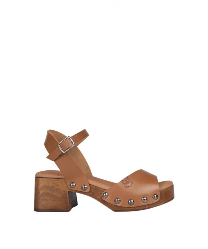 POPABRAND SANDALIA MASTIC VAQUETA CUERO.