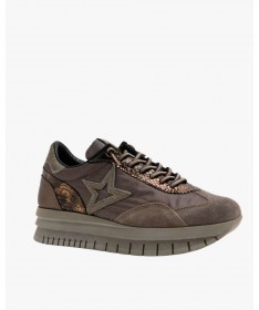 CETTI  ZAPATILLA MUJER C1259XL ANTE METAL OXIDO.