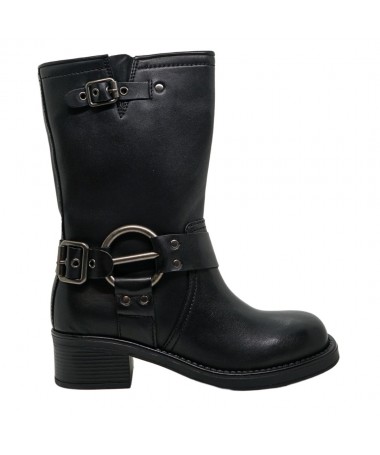 BIKERS 7176 HERA PIEL NEGRA.