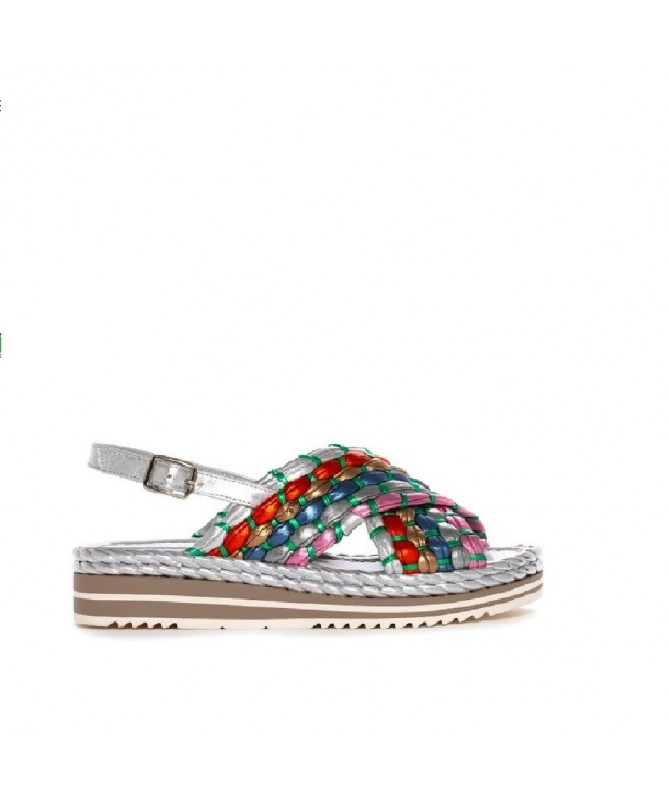 PONS QUINTANA 10709 PLATA MILAN TRENZADO.