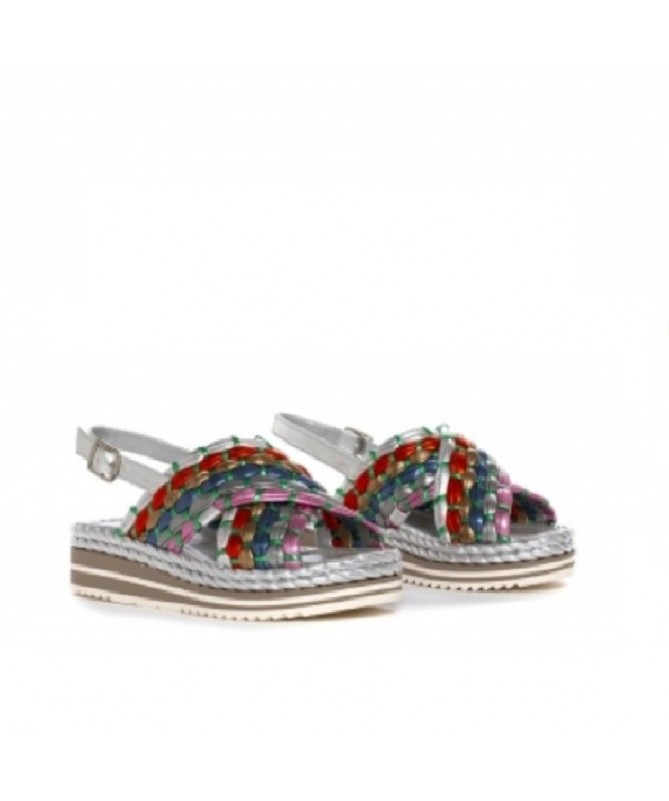 PONS QUINTANA 10709 PLATA MILAN TRENZADO.