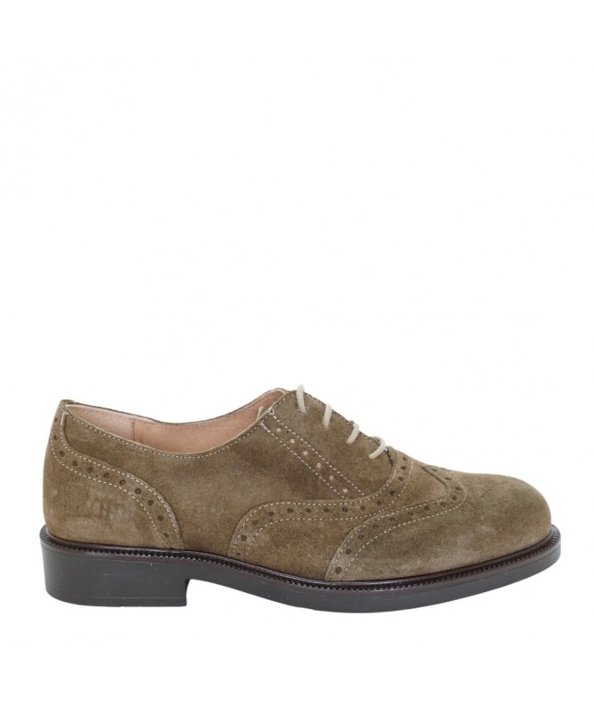 LINDSEY 40509 BLUCHER ANTE TAUPE/MARRÓN.