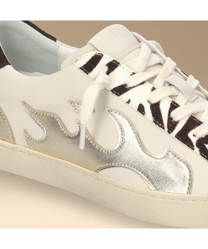 BIBI LOU GAMIN DEPORTIVA 100150GM PIEL OFF WHITE.