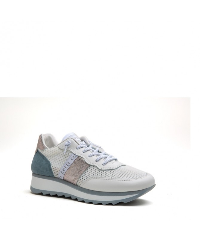 CETTI DEPORTIVAS MUJER C849 REJILLA MICRO BLANCO.