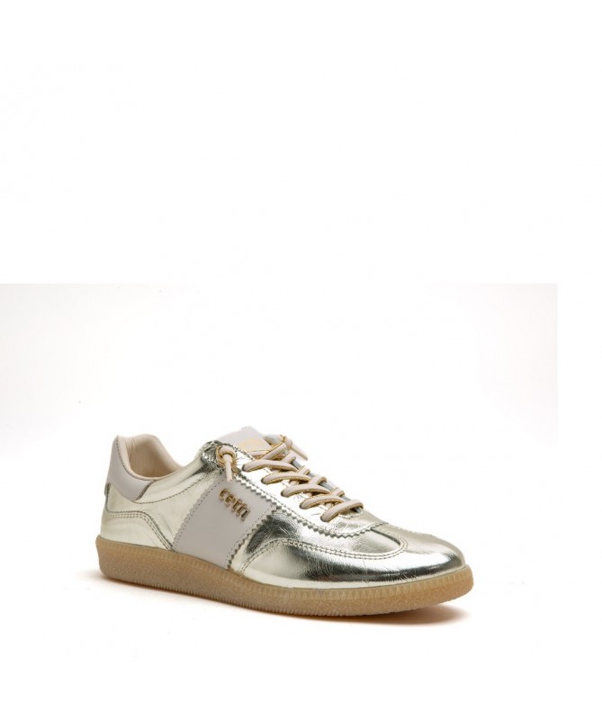 CETTI  ZAPATILLA C1385 PIEL CHAMPAGNE.
