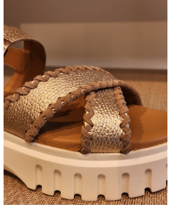 JANET&JANET SANDALIA J133 PLATINO.