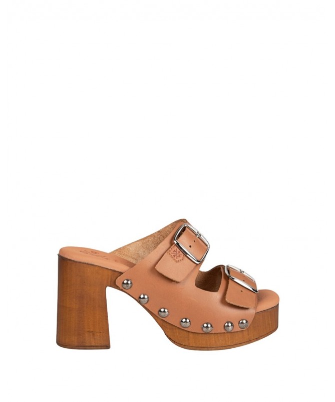 POPABRAND ZUECO ALDER VAQUETA CUERO.