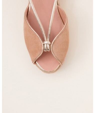 GAIMO SANDALIA MODELO CALIMA ANTE LEO METAL.