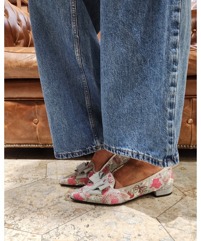 LINDSEY CAMILLE MIMOSA BLUE COPETE PIEL.