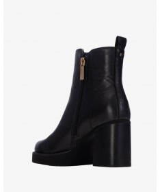 CARMELA 162602 BOTIN PIEL NEGRO.