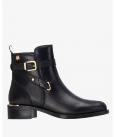 CARMELA 162475 BOTIN PIEL NEGRO.